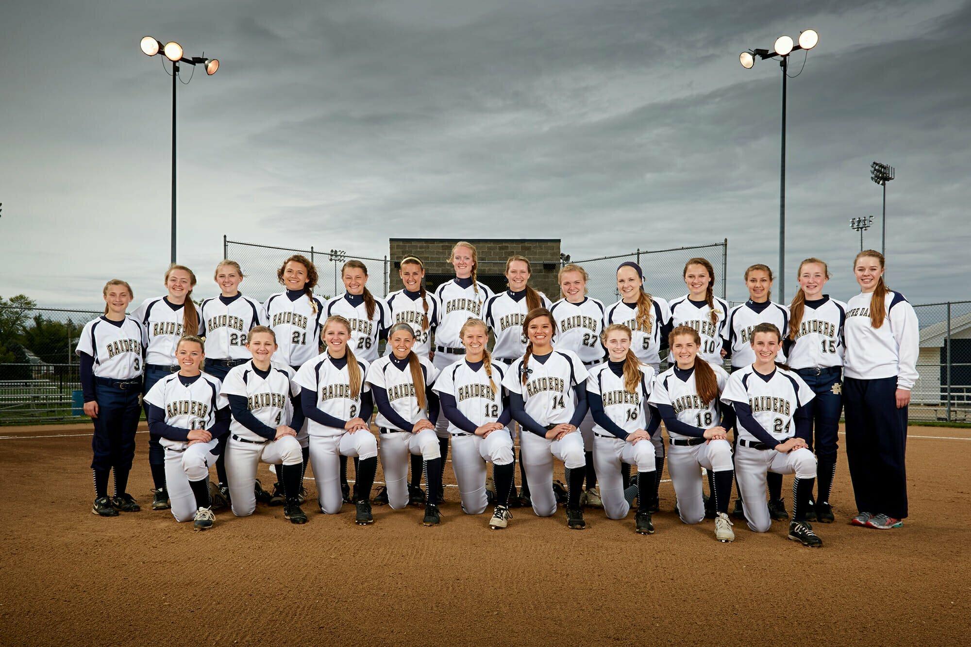 Girls Softball Quincy Notre Dame