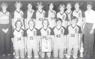 1977 Girls Volleyball Team