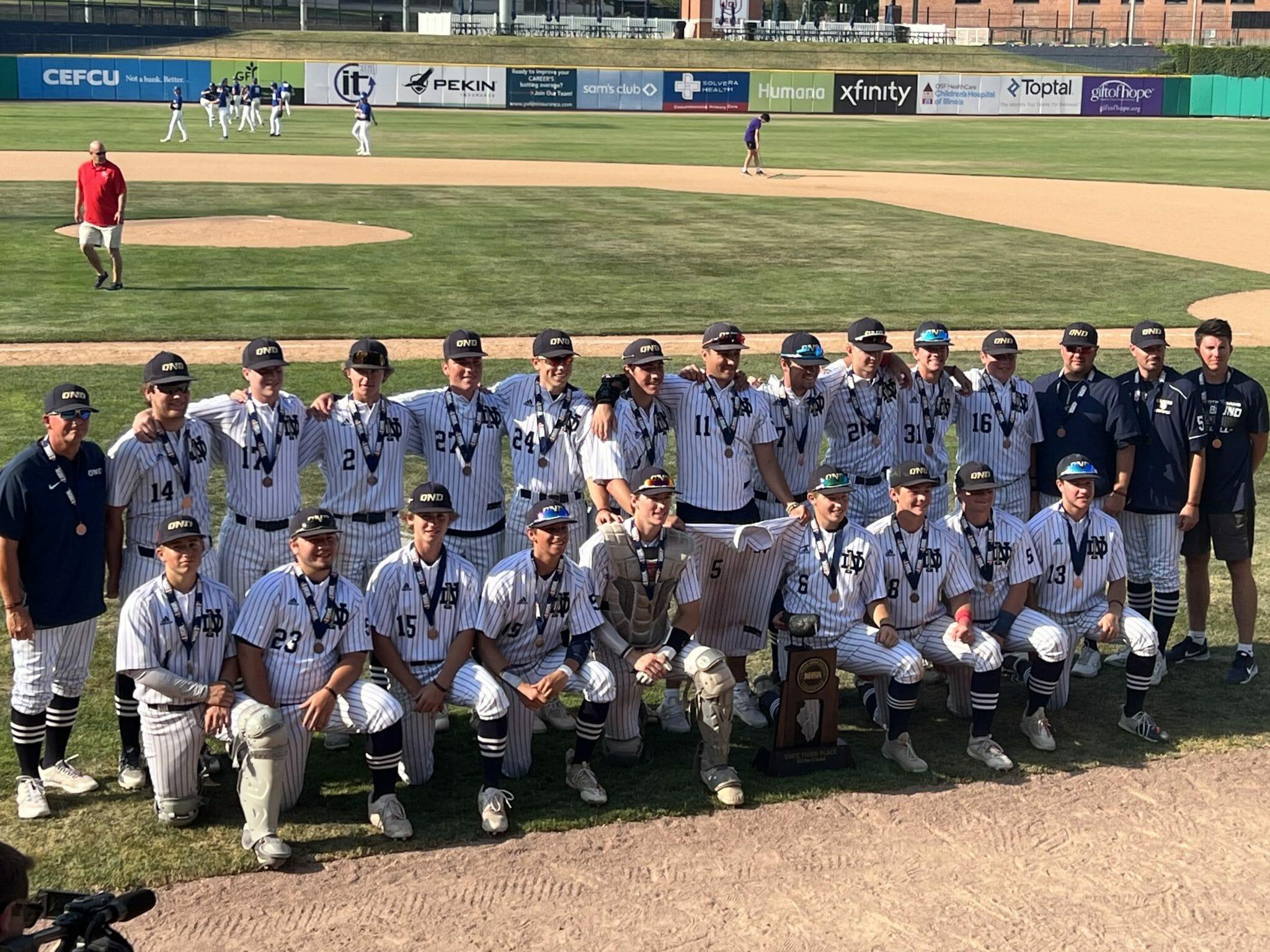 2023 IHSA Third Place Raider Baseball Team