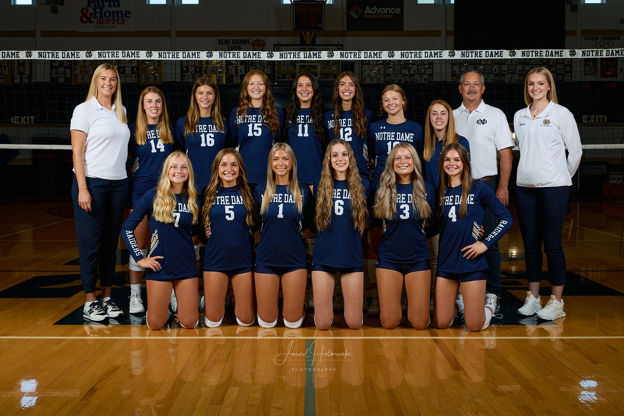 Notre dame deals volleyball