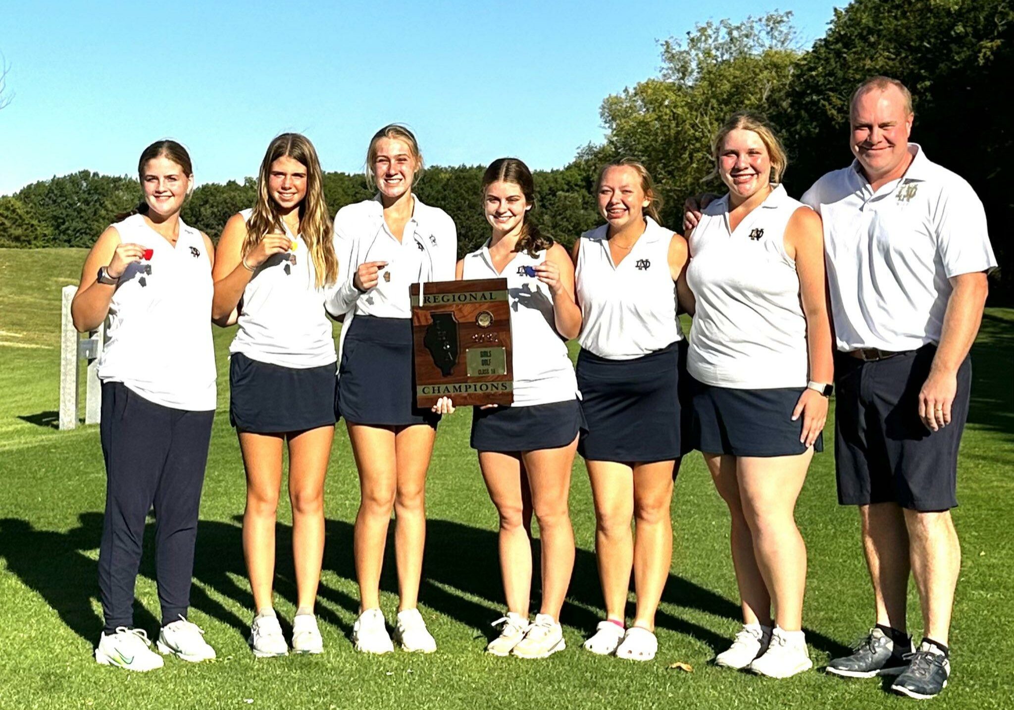 Girls Golf Regional Champs
