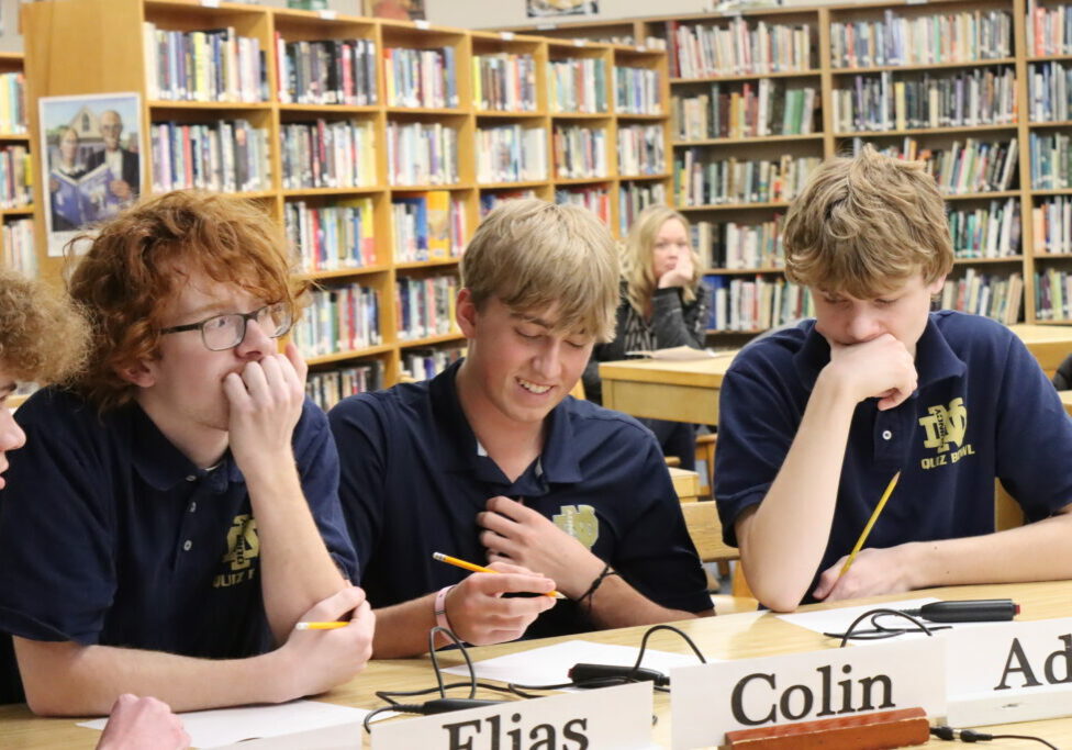 QND Students in Library