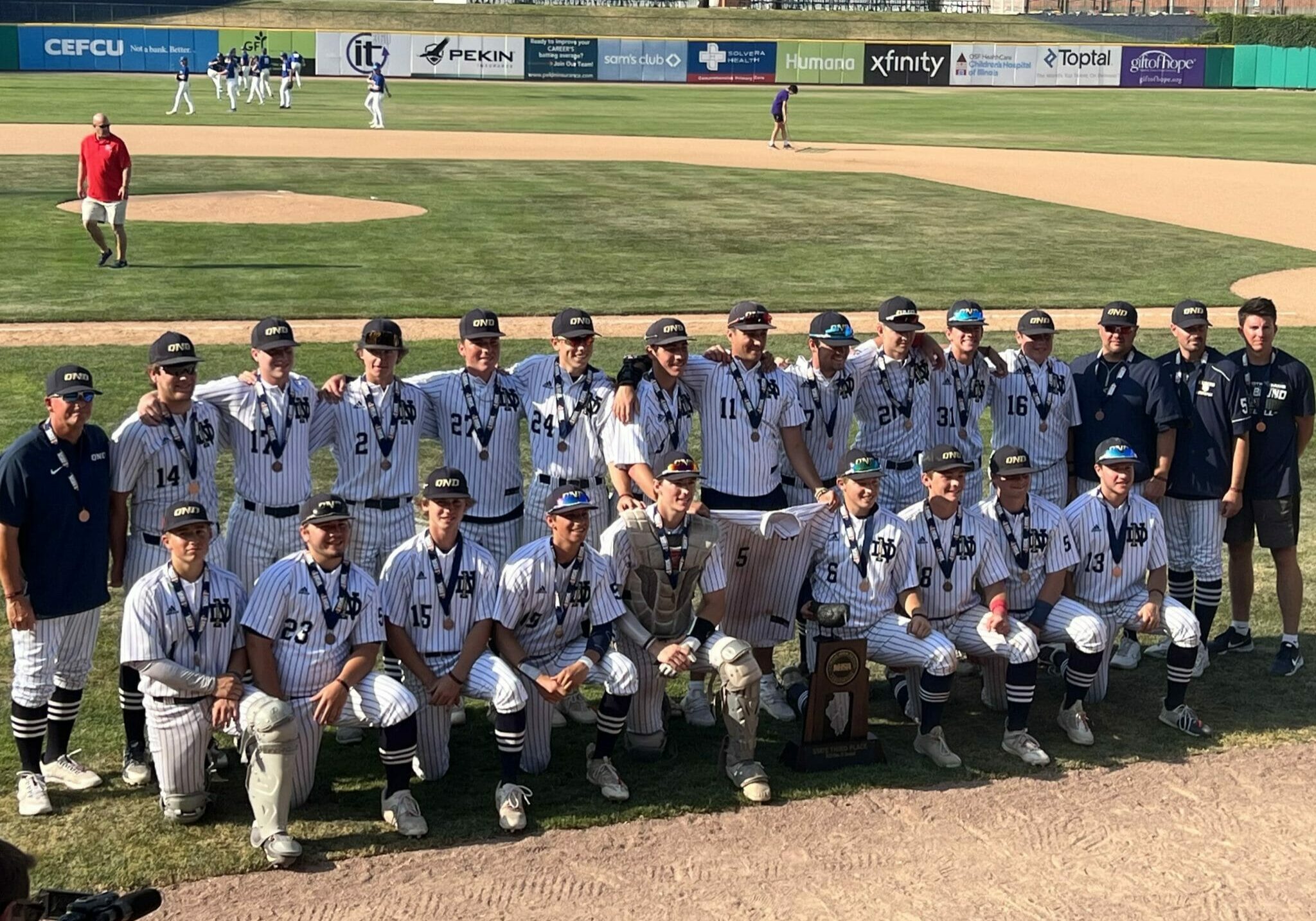 2023 IHSA Third Place Raider Baseball Team